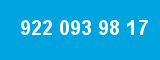 922 093 98 17 922 093 98 17